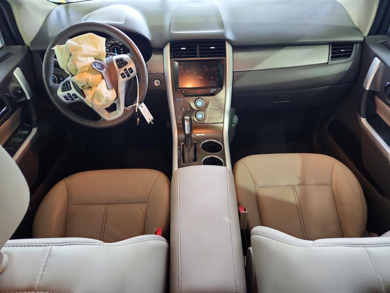 2013 Ford Edge Sel White vin: 2FMDK3J90DBB10878