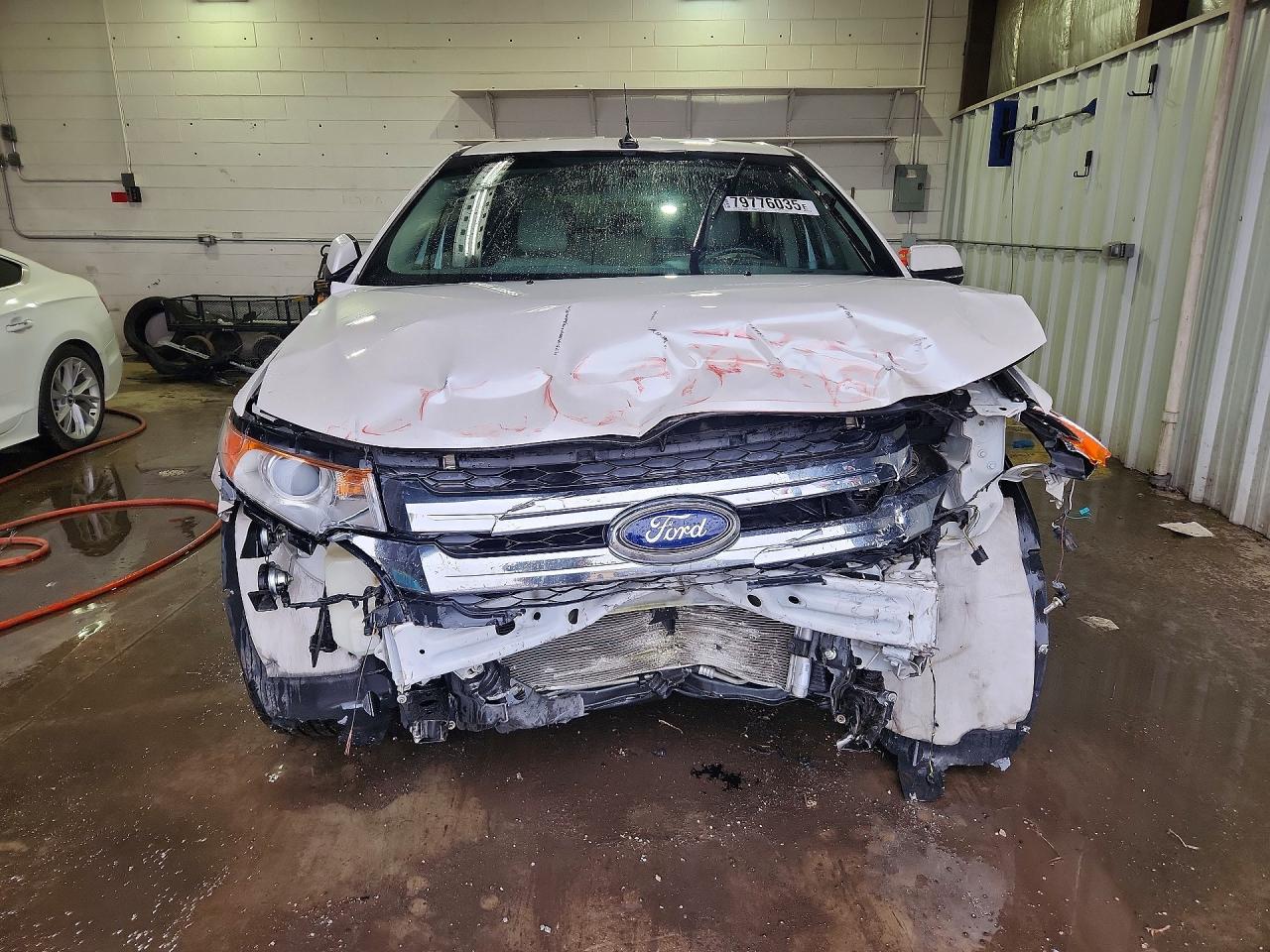 2013 Ford Edge Sel White vin: 2FMDK3J90DBB10878