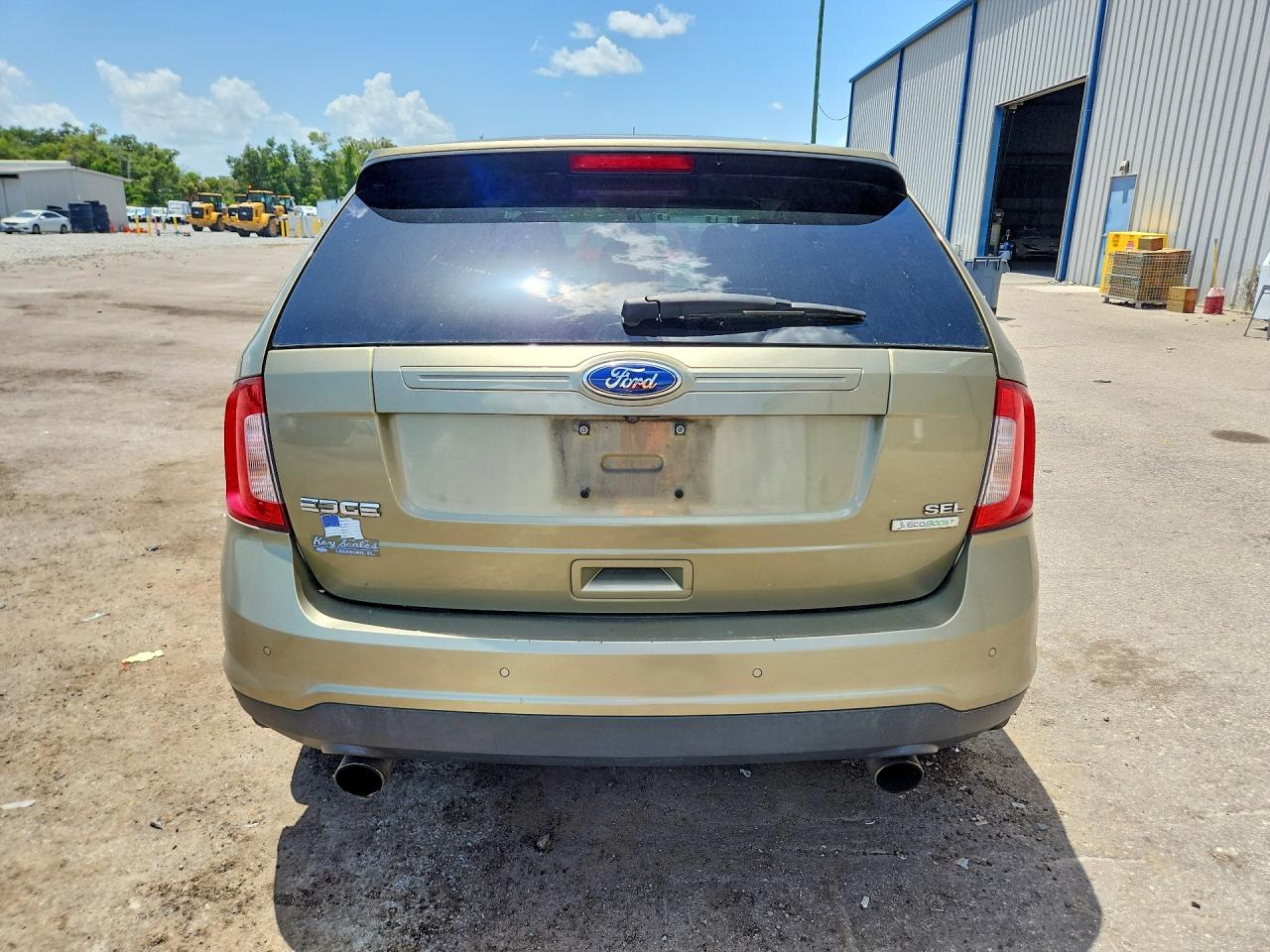 2013 Ford Edge Sel Green vin: 2FMDK3J90DBC40675