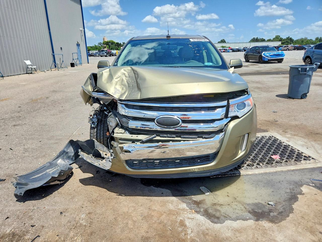 2013 Ford Edge Sel Green vin: 2FMDK3J90DBC40675