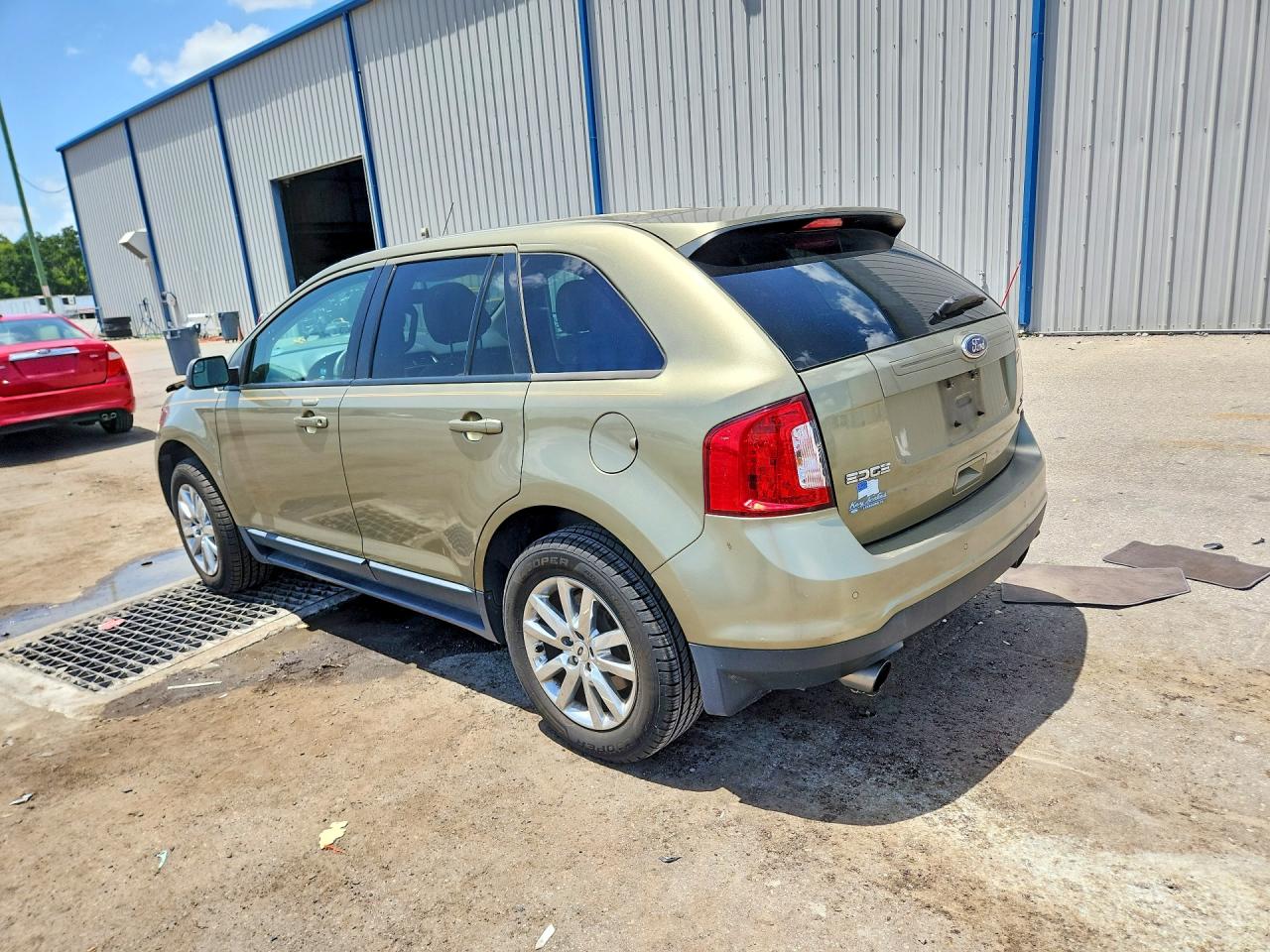 2013 Ford Edge Sel Green vin: 2FMDK3J90DBC40675