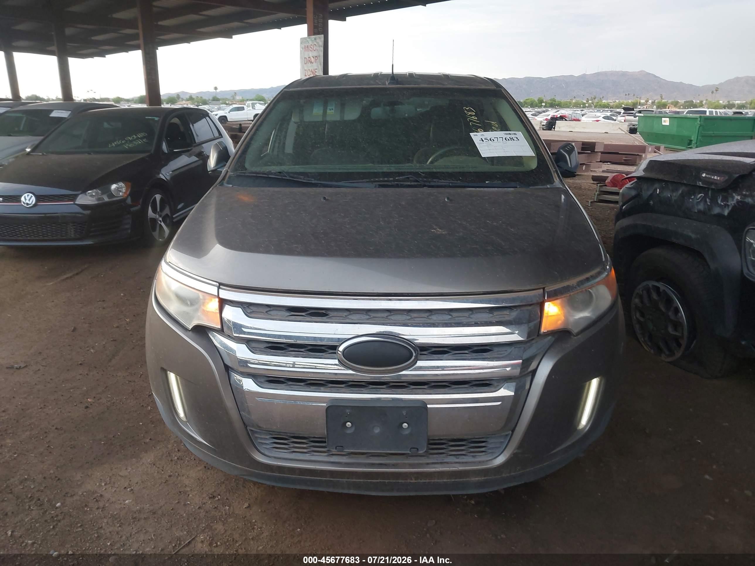 2013 Ford Edge Sel Champagne vin: 2FMDK3J90DBC93053