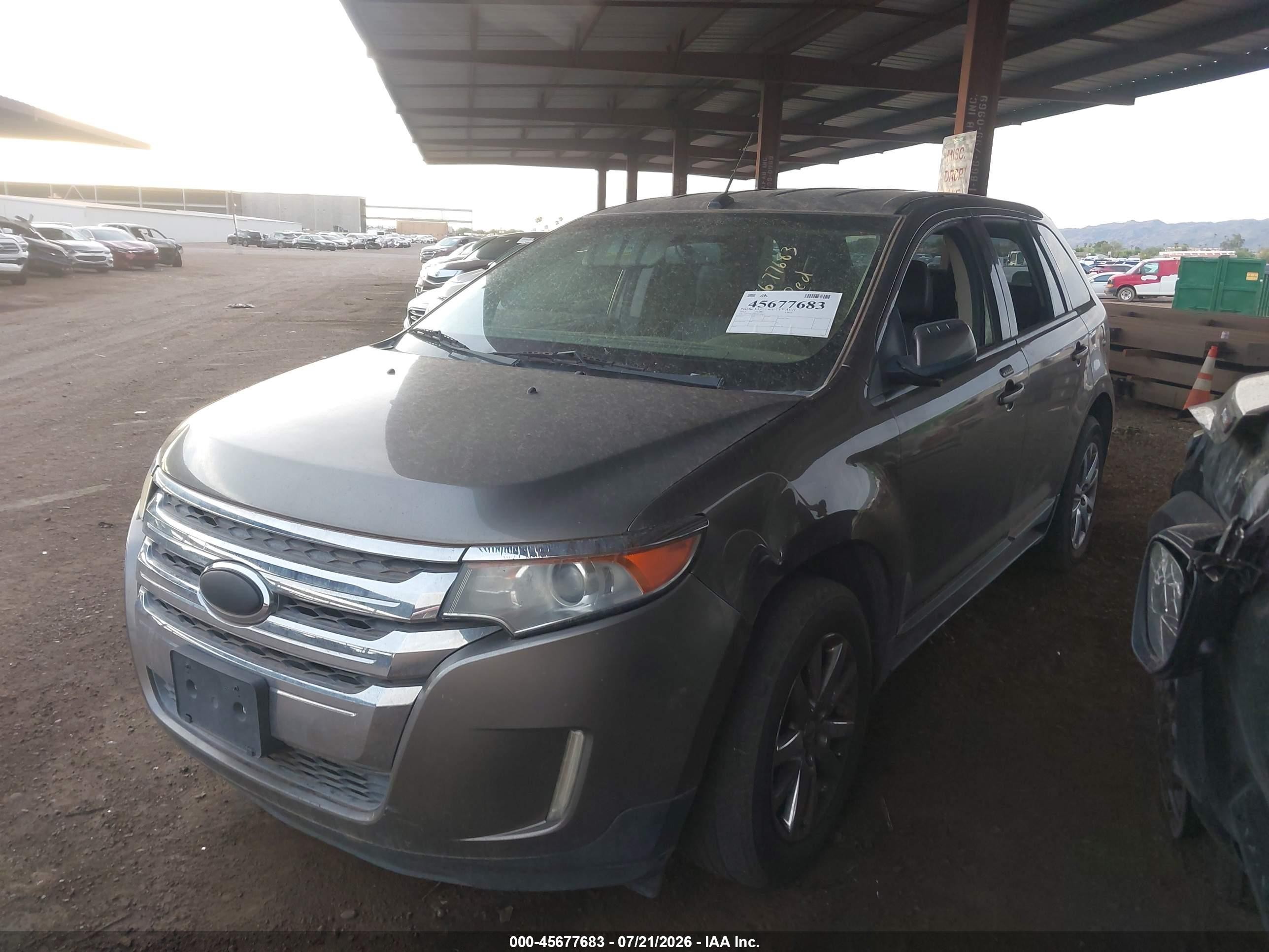 2013 Ford Edge Sel Champagne vin: 2FMDK3J90DBC93053
