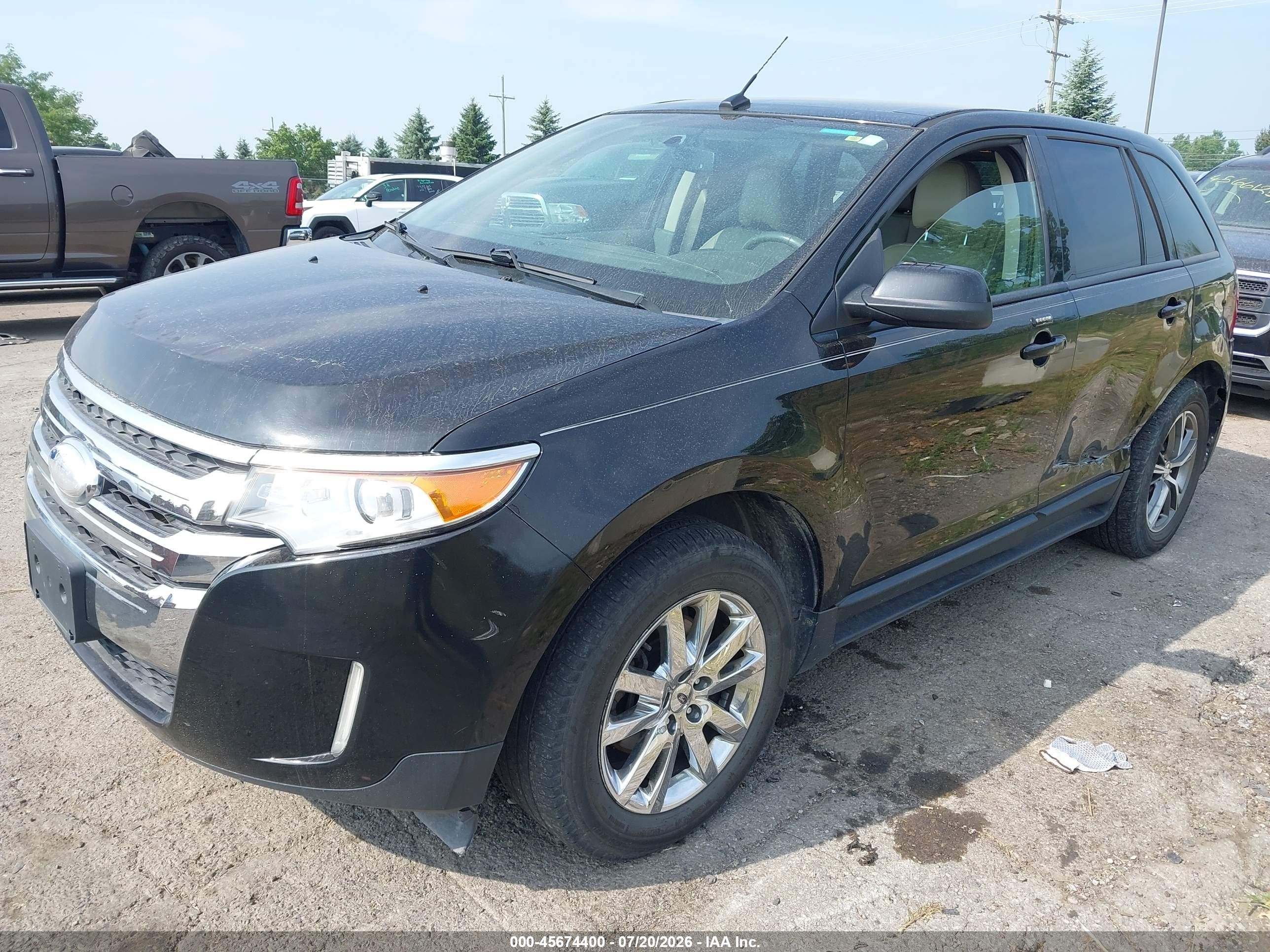 2012 Ford Edge Sel Черный vin: 2FMDK3J91CBA33386