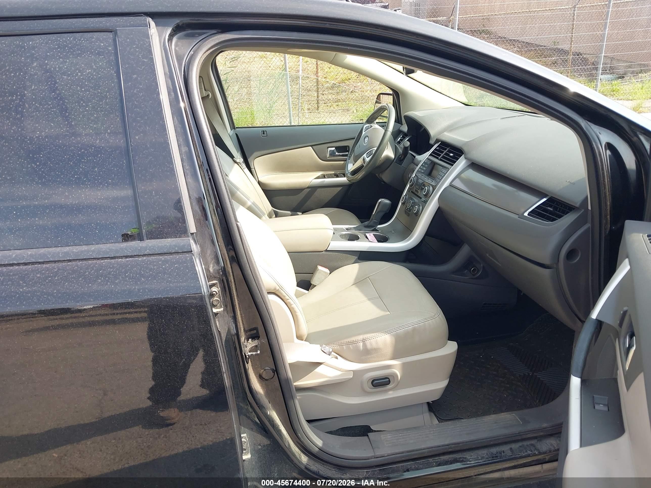 2012 Ford Edge Sel Черный vin: 2FMDK3J91CBA33386