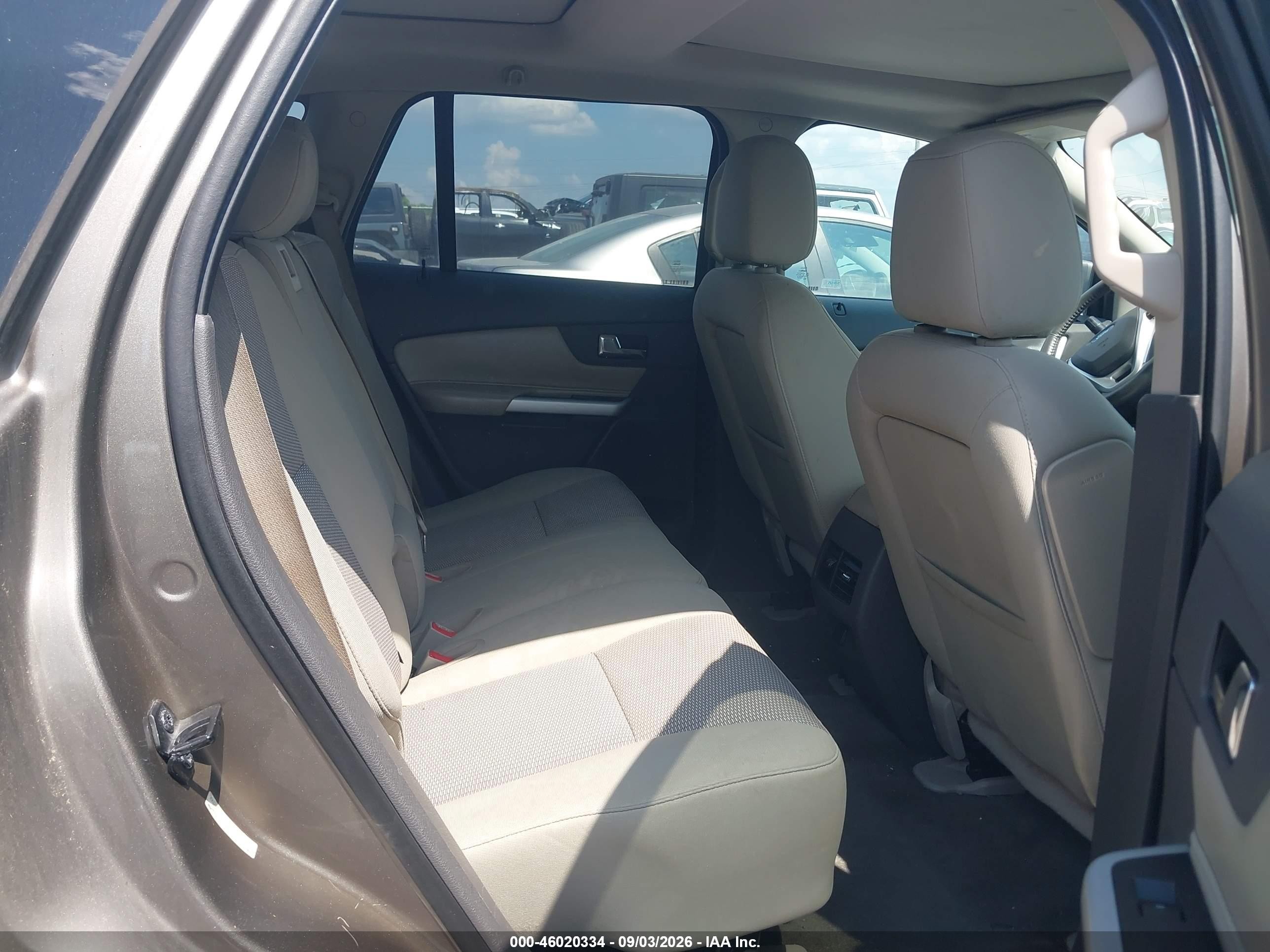 2012 Ford Edge Sel Brown vin: 2FMDK3J91CBA60474