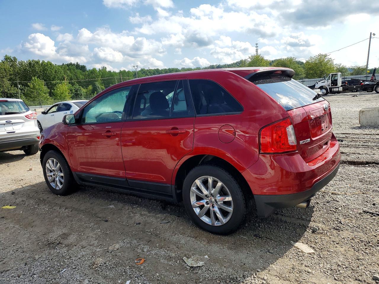 2013 Ford Edge Sel Red vin: 2FMDK3J91DBC48803