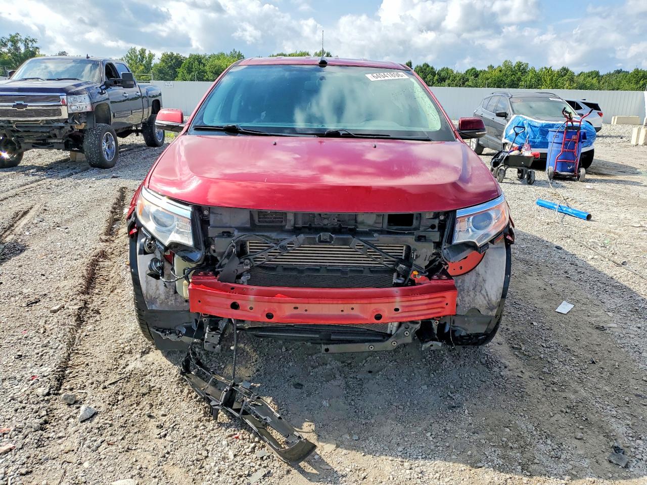 2013 Ford Edge Sel Red vin: 2FMDK3J91DBC48803
