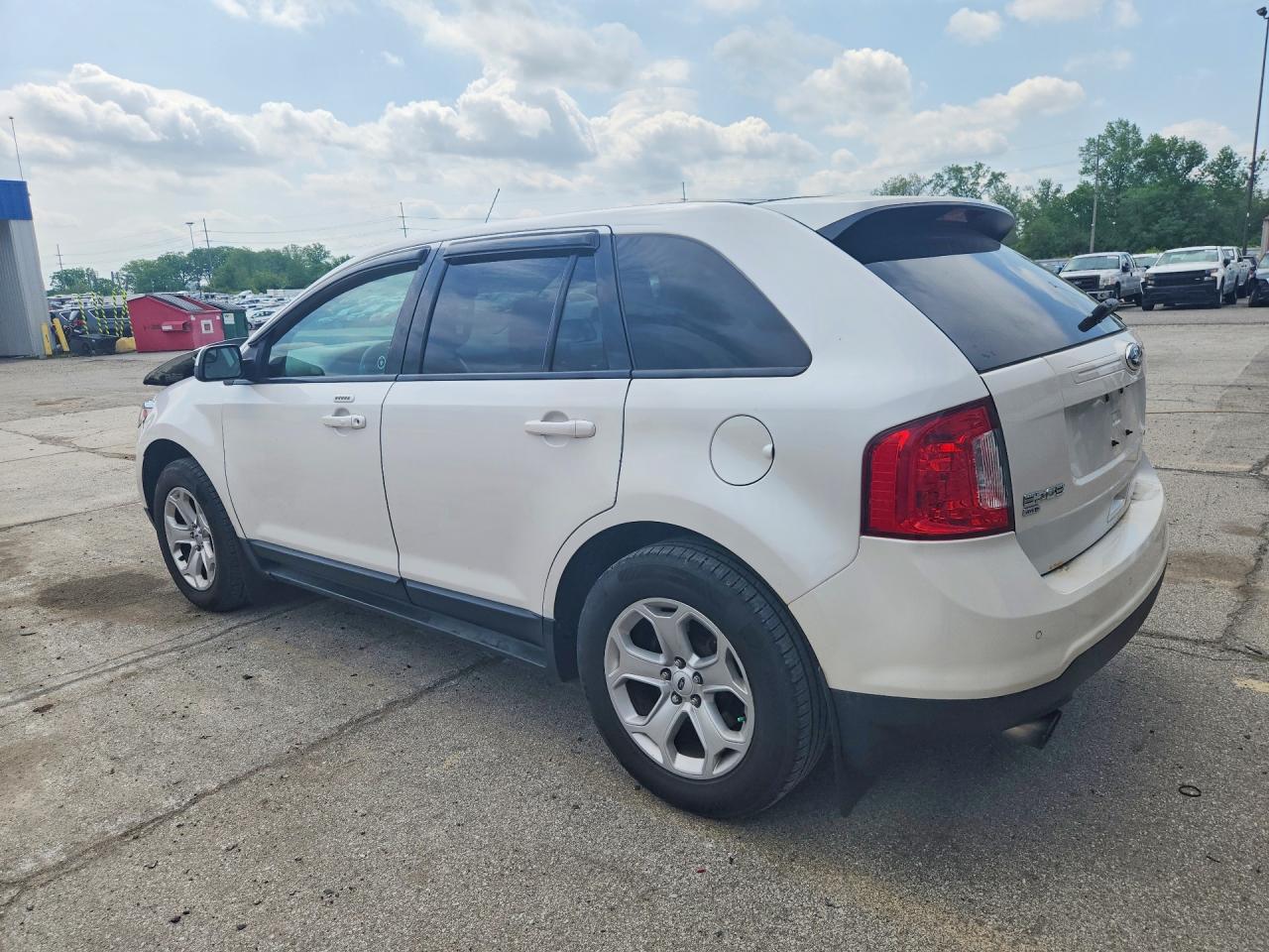 2012 Ford Edge Sel White vin: 2FMDK3J92CBA38337