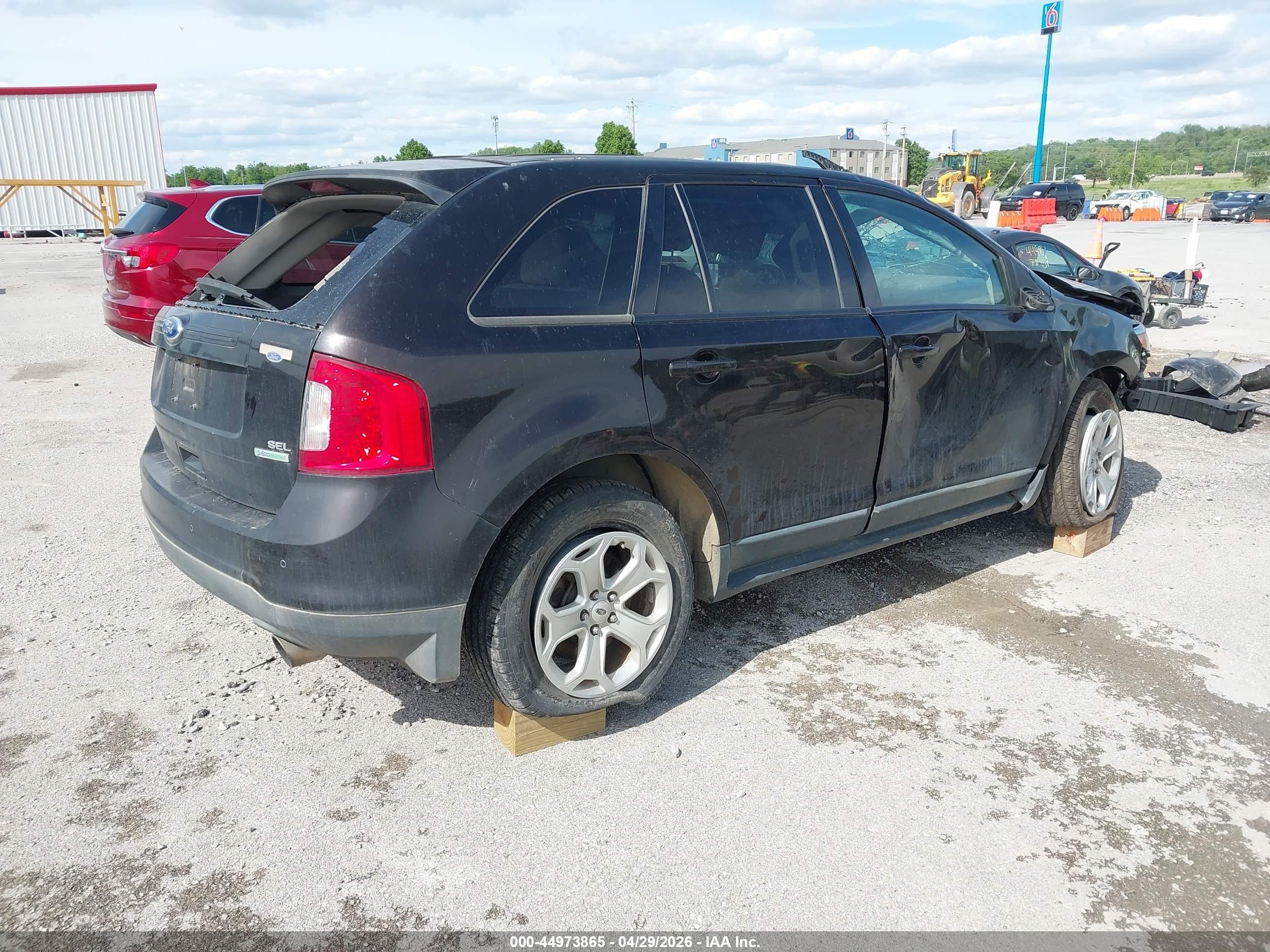 2013 Ford Edge Sel Black vin: 2FMDK3J92DBA06151