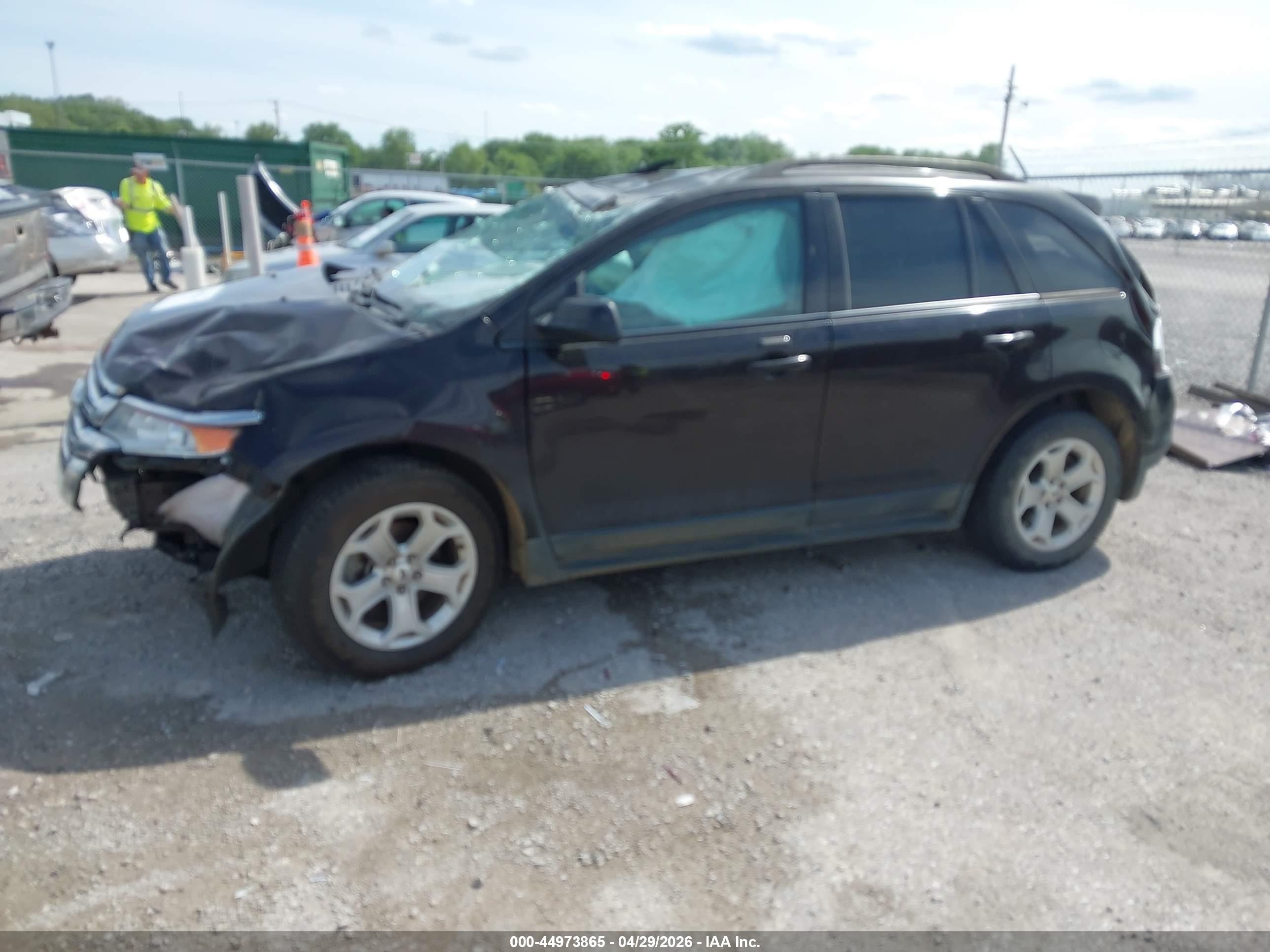 2013 Ford Edge Sel Black vin: 2FMDK3J92DBA06151