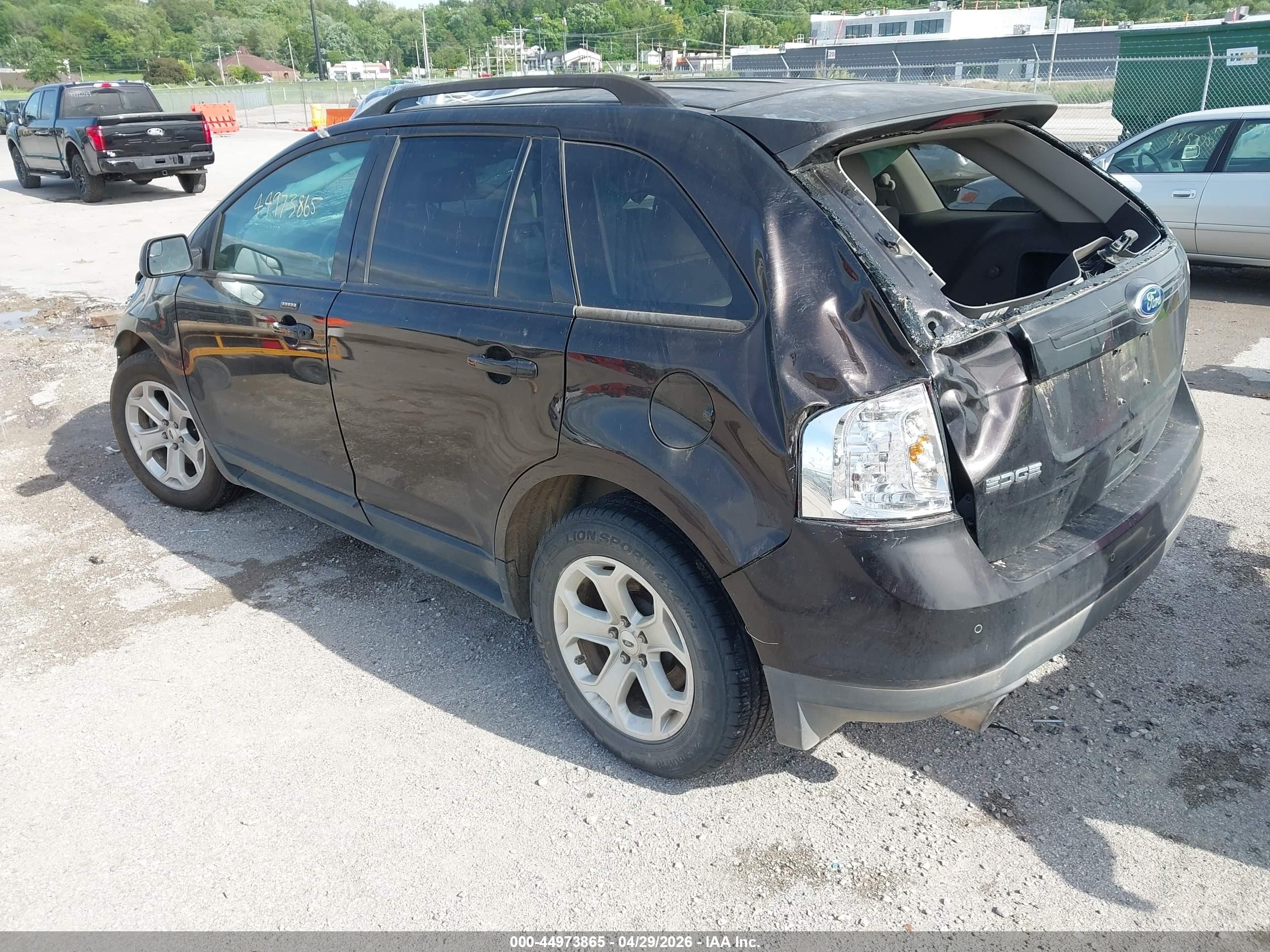 2013 Ford Edge Sel Black vin: 2FMDK3J92DBA06151