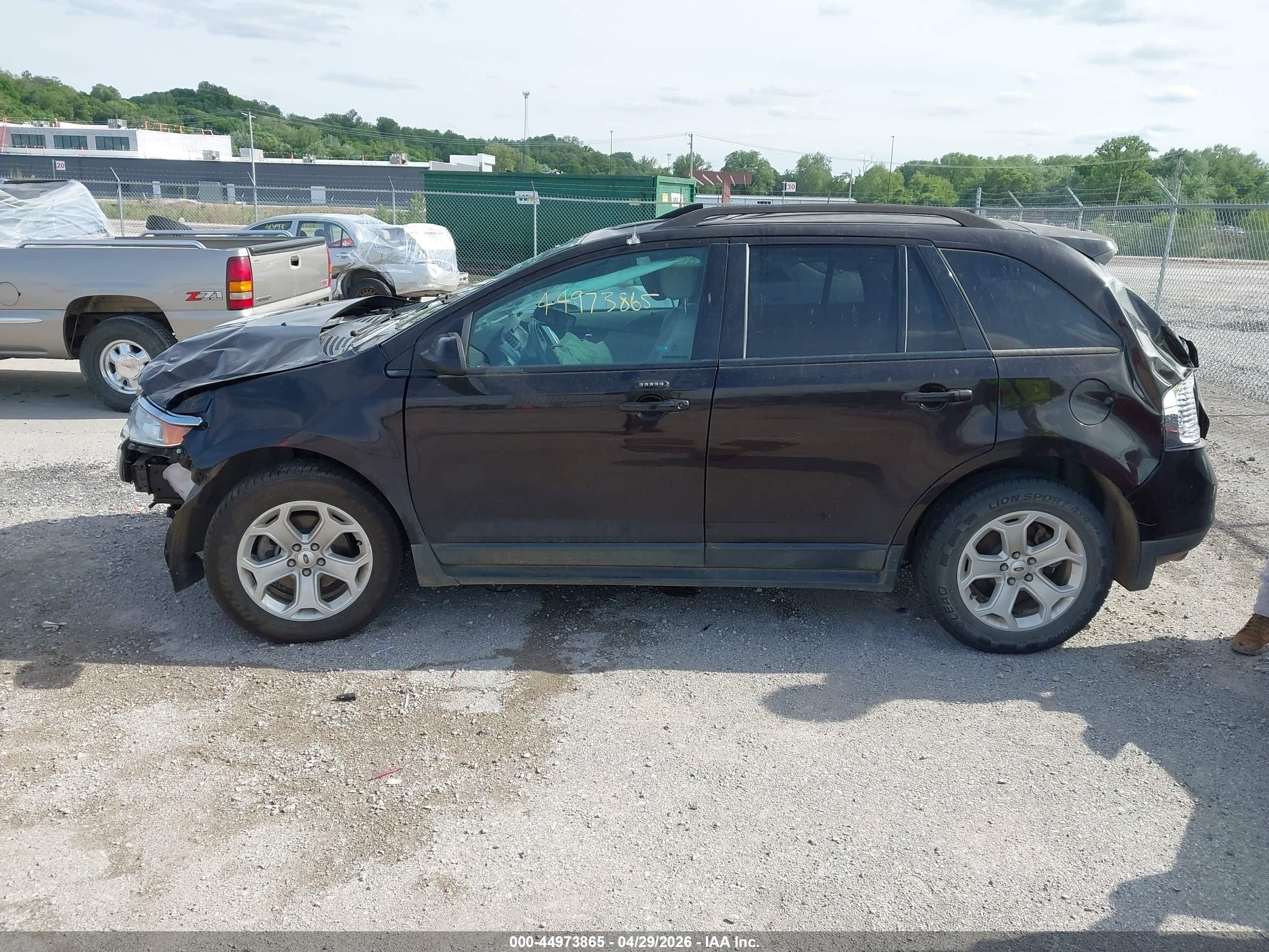 2013 Ford Edge Sel Black vin: 2FMDK3J92DBA06151