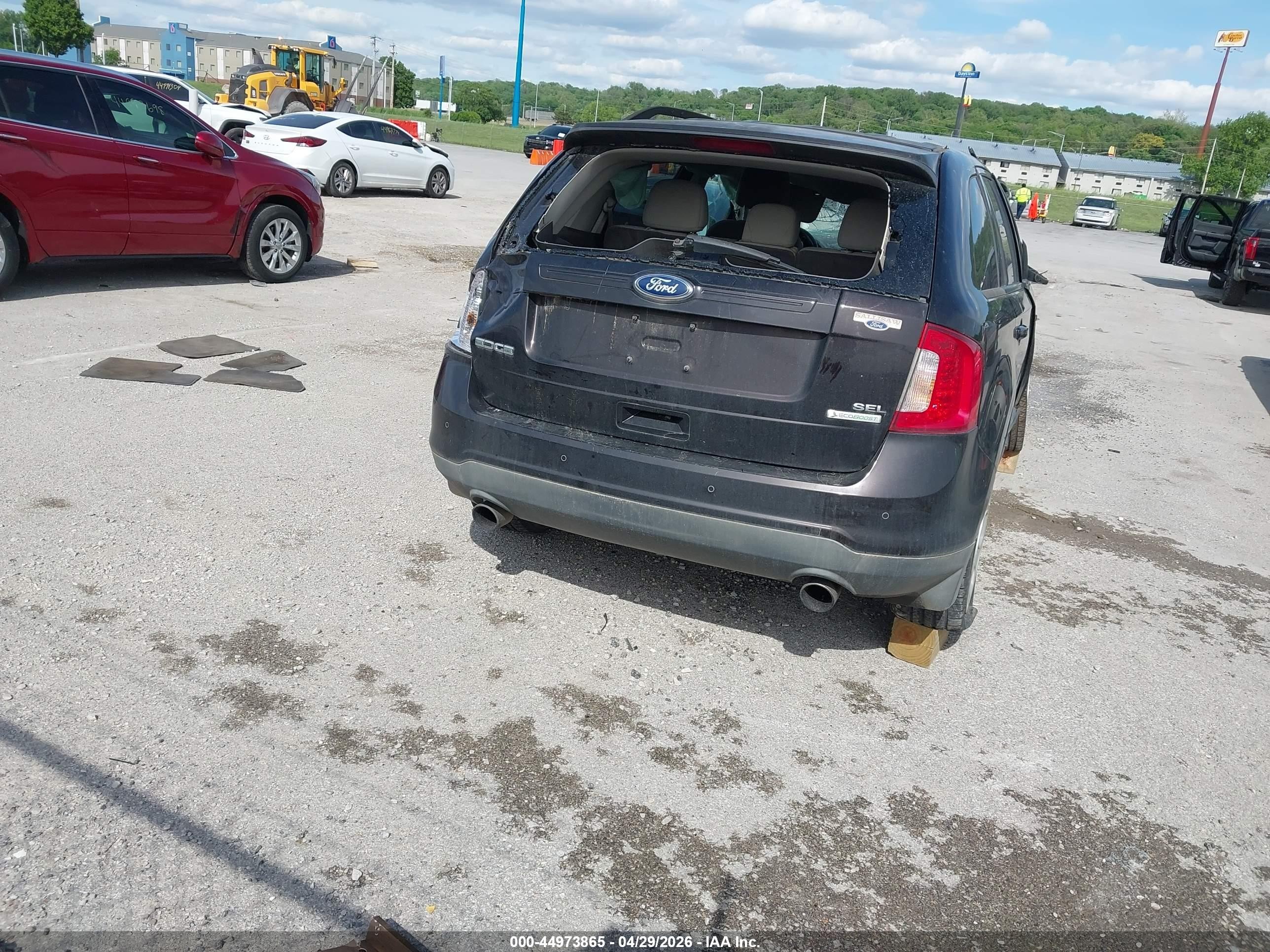 2013 Ford Edge Sel Black vin: 2FMDK3J92DBA06151