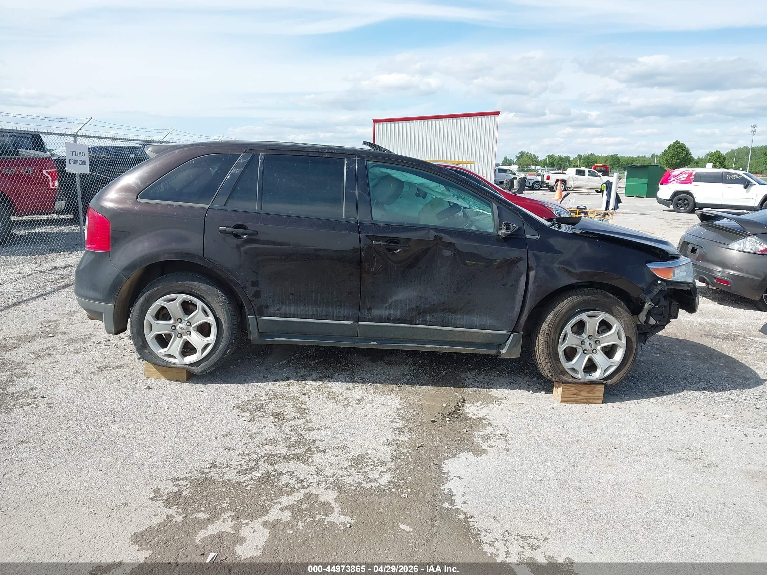 2013 Ford Edge Sel Black vin: 2FMDK3J92DBA06151