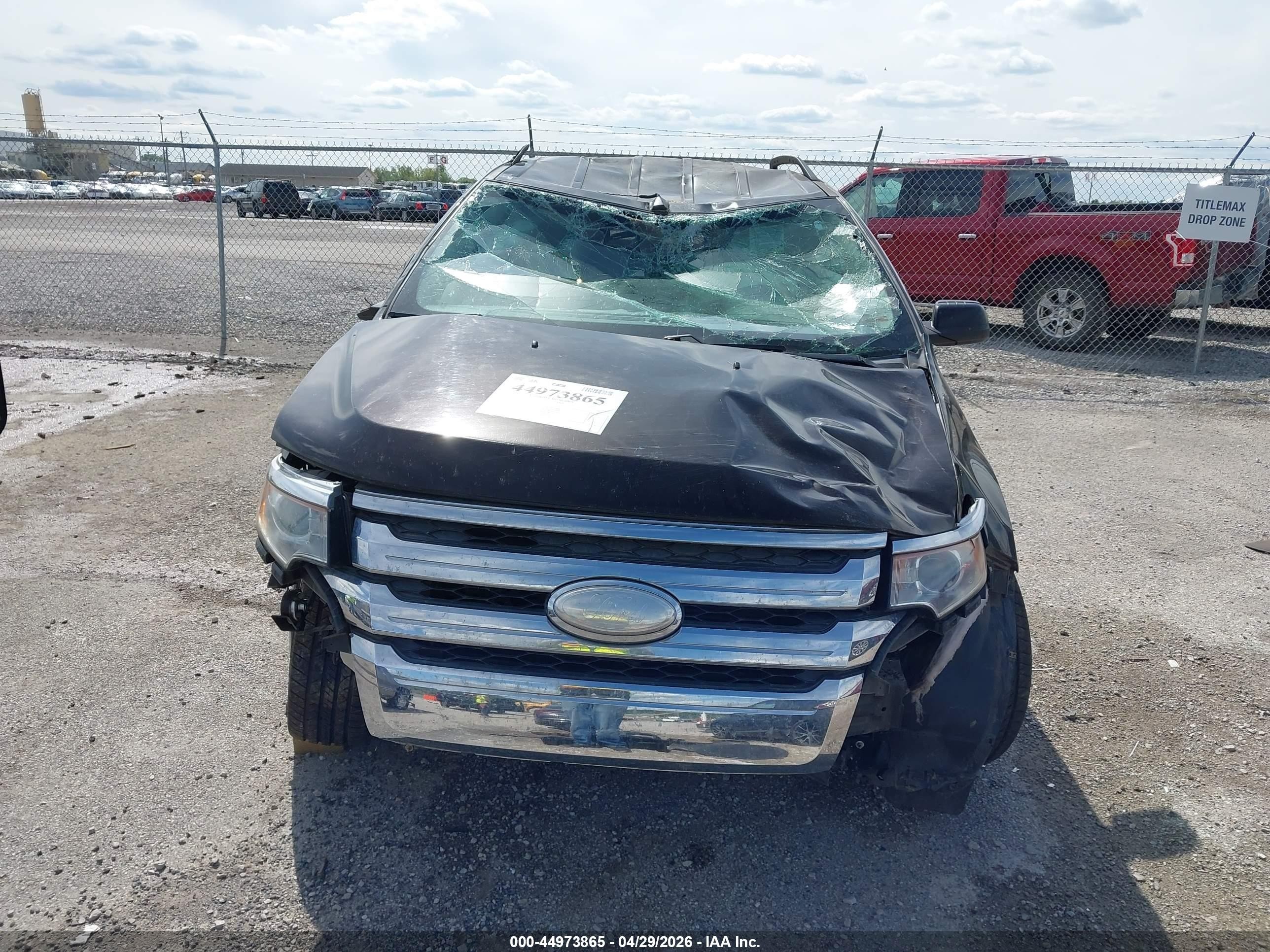 2013 Ford Edge Sel Black vin: 2FMDK3J92DBA06151