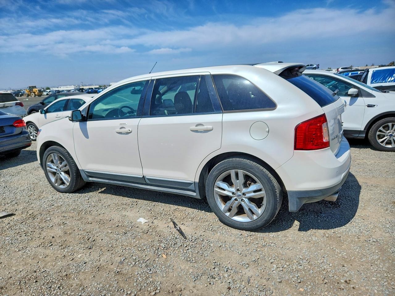 2013 Ford Edge Sel White vin: 2FMDK3J92DBA44284