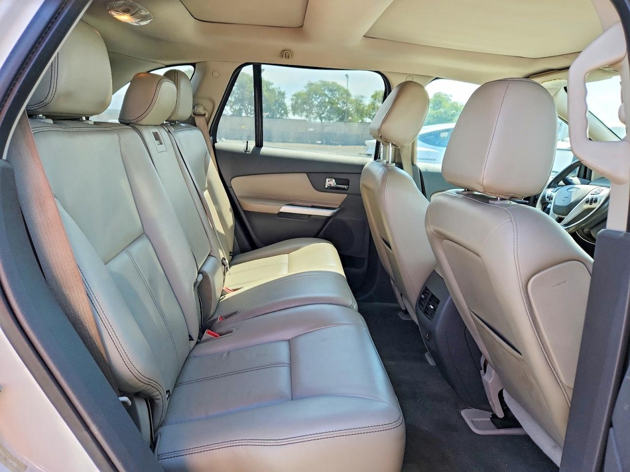 2013 Ford Edge Sel White vin: 2FMDK3J92DBA44284