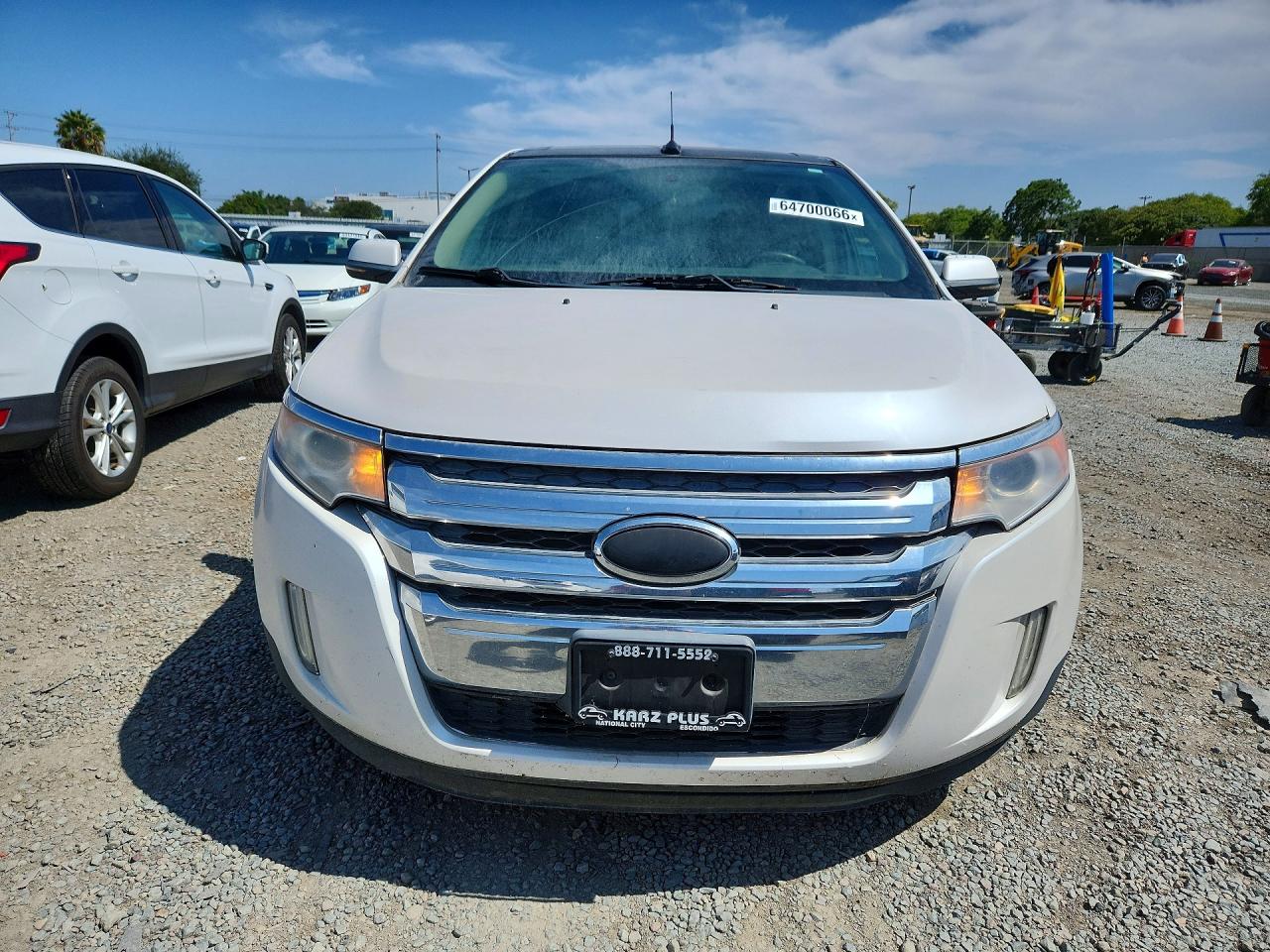 2013 Ford Edge Sel White vin: 2FMDK3J92DBA44284