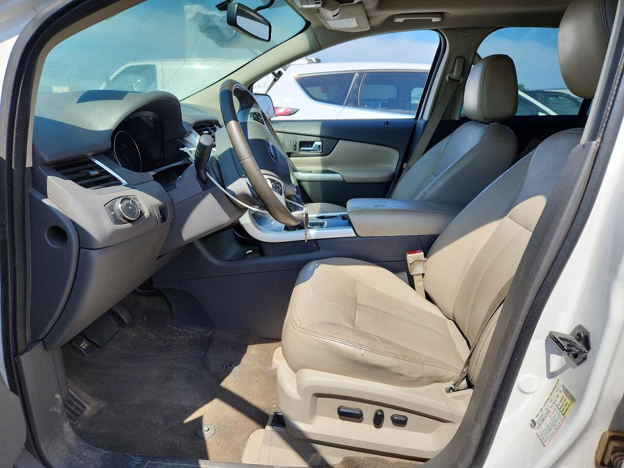 2013 Ford Edge Sel White vin: 2FMDK3J92DBA44284