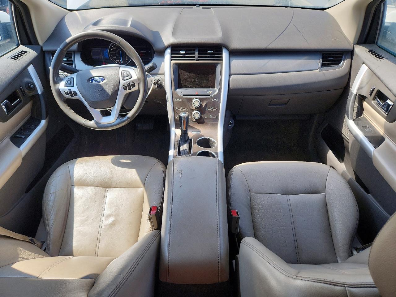 2013 Ford Edge Sel White vin: 2FMDK3J92DBA44284