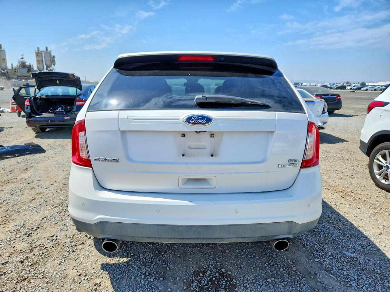 2013 Ford Edge Sel White vin: 2FMDK3J92DBA44284