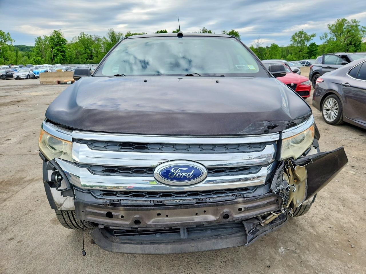 2013 Ford Edge Sel Black vin: 2FMDK3J92DBB28590