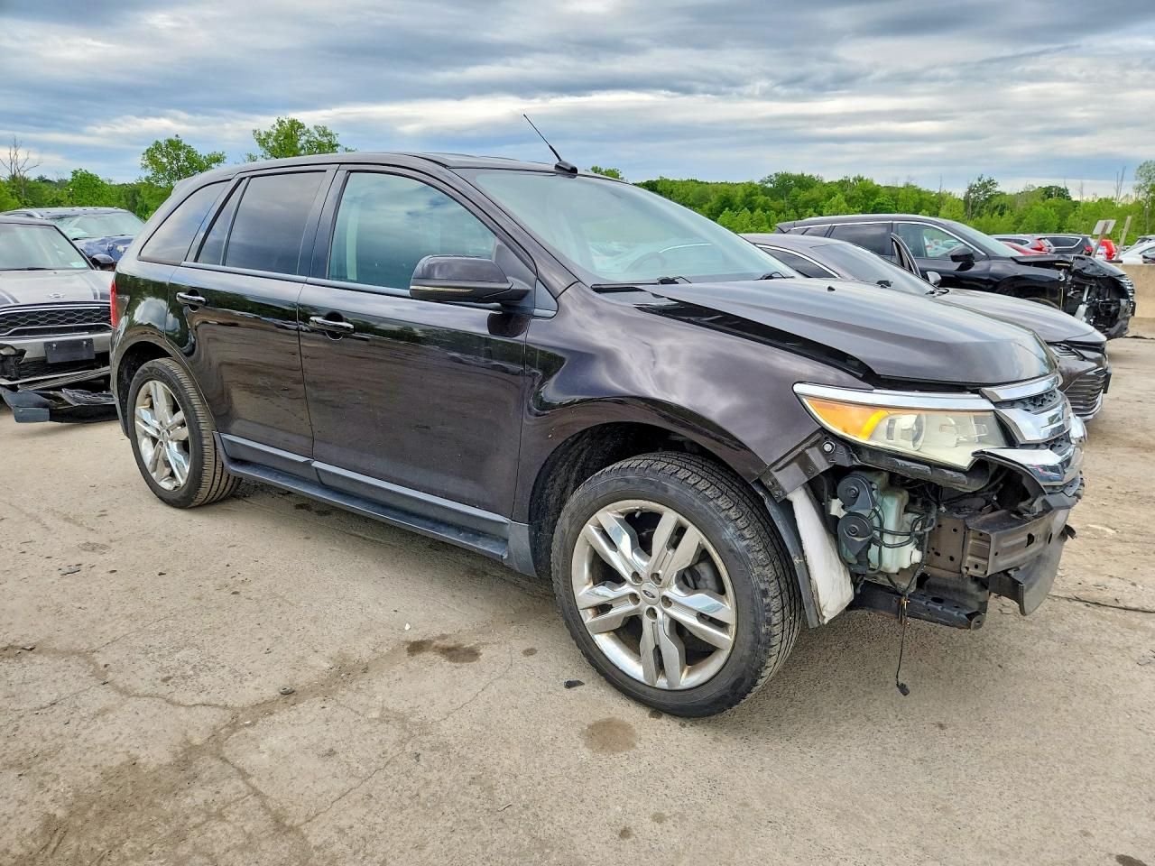 2013 Ford Edge Sel Black vin: 2FMDK3J92DBB28590