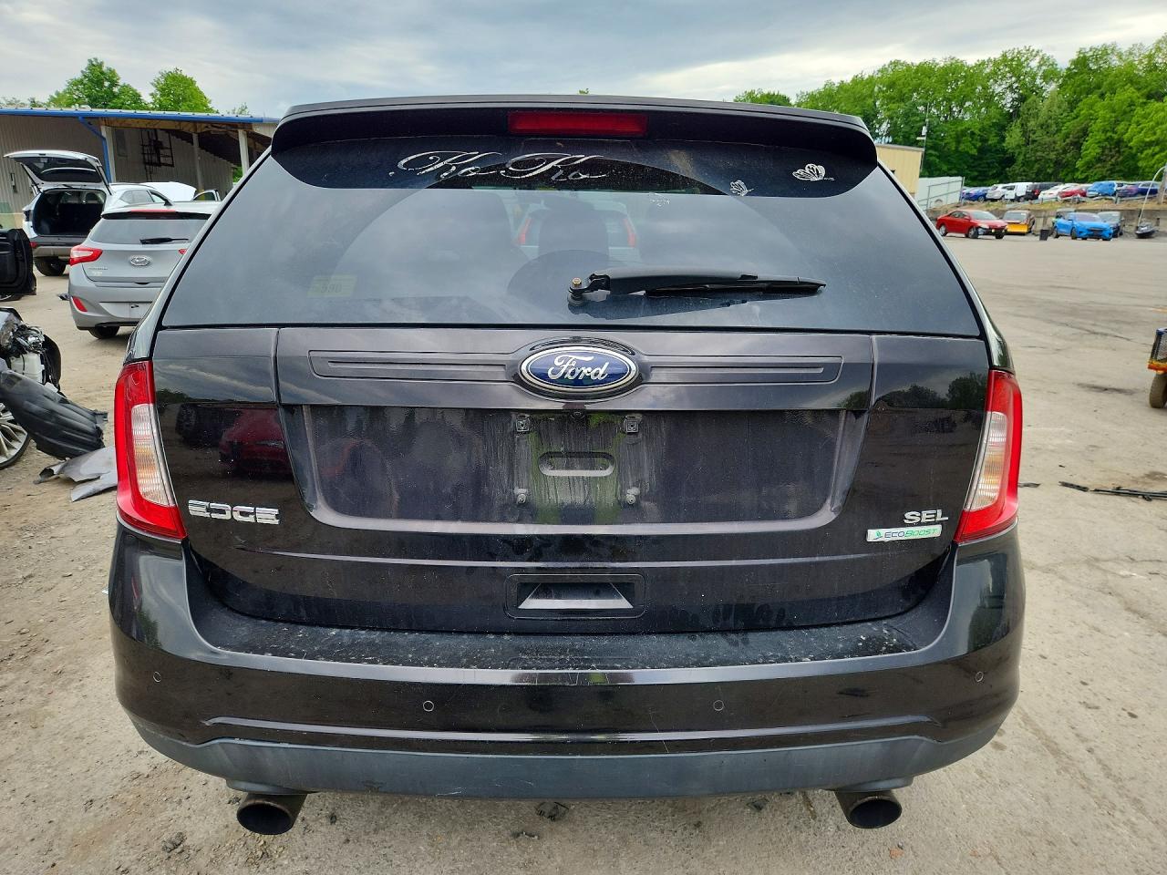 2013 Ford Edge Sel Black vin: 2FMDK3J92DBB28590