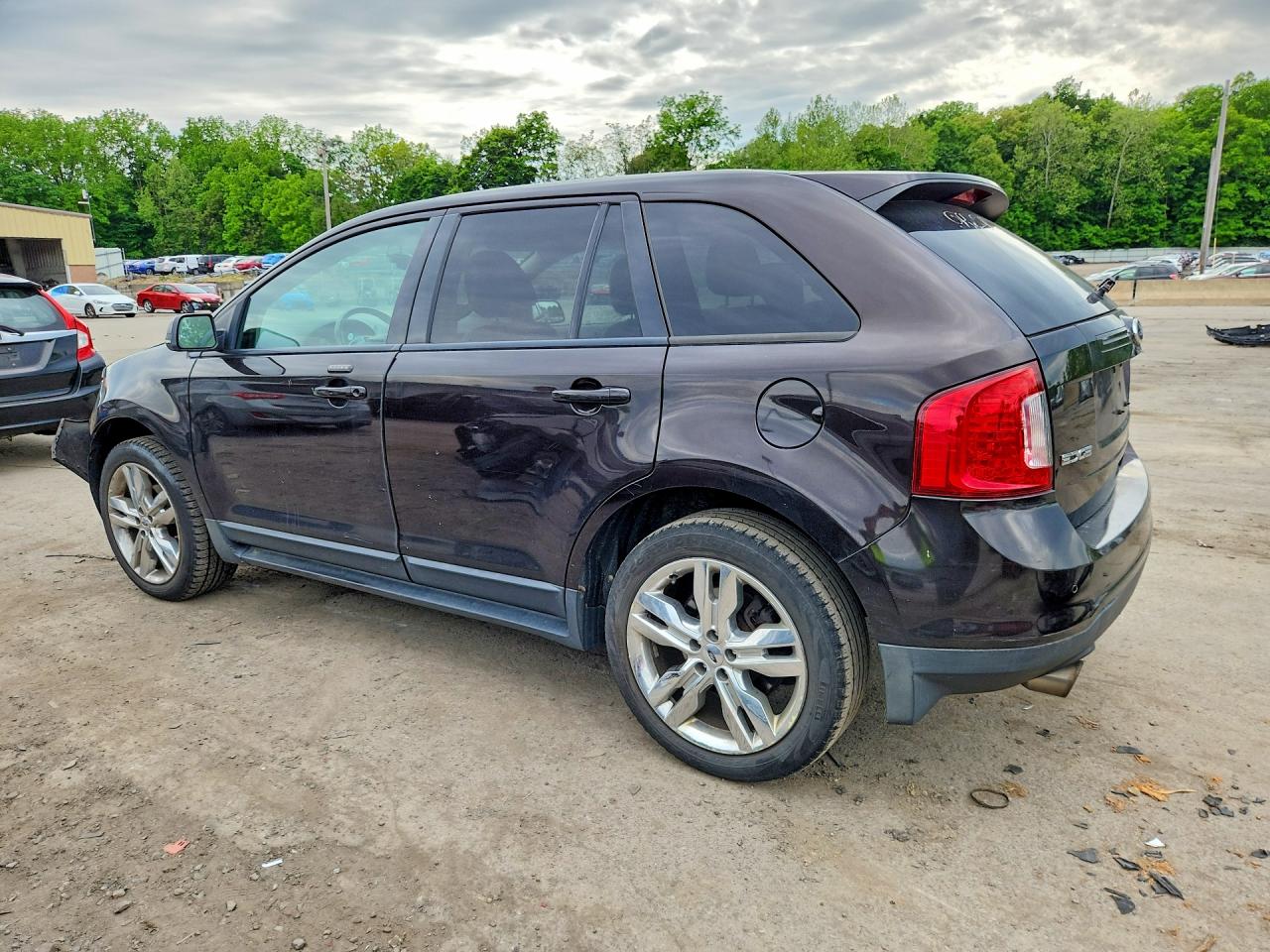 2013 Ford Edge Sel Black vin: 2FMDK3J92DBB28590