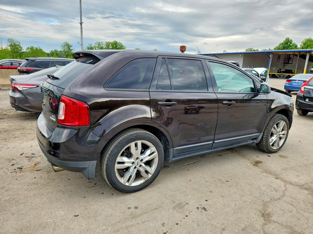2013 Ford Edge Sel Black vin: 2FMDK3J92DBB28590