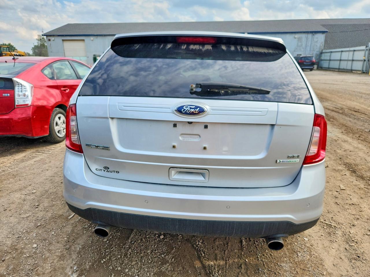 2013 Ford Edge Sel Silver vin: 2FMDK3J92DBC95273
