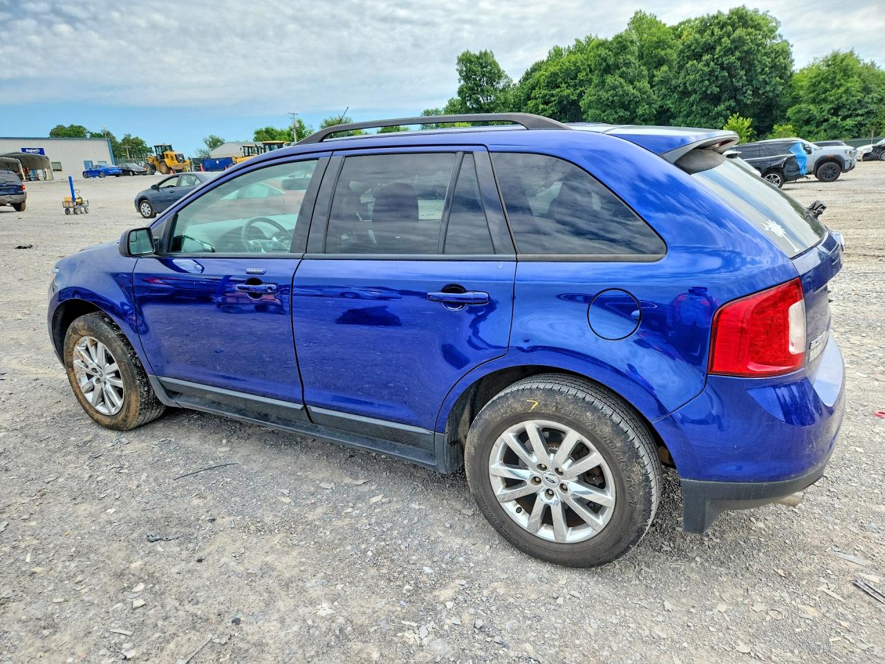 2014 Ford Edge Sel Blue vin: 2FMDK3J92EBA22707