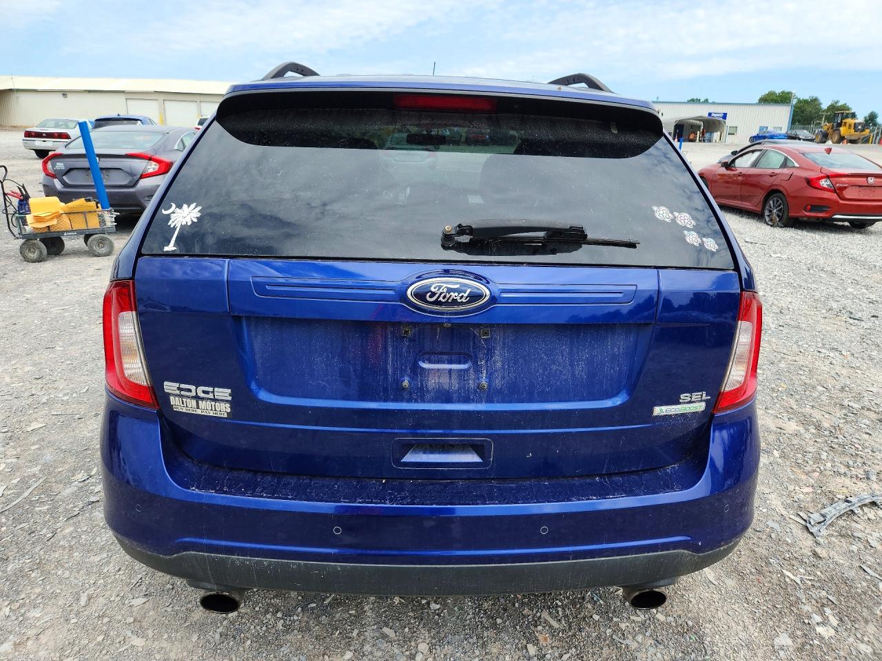 2014 Ford Edge Sel Blue vin: 2FMDK3J92EBA22707