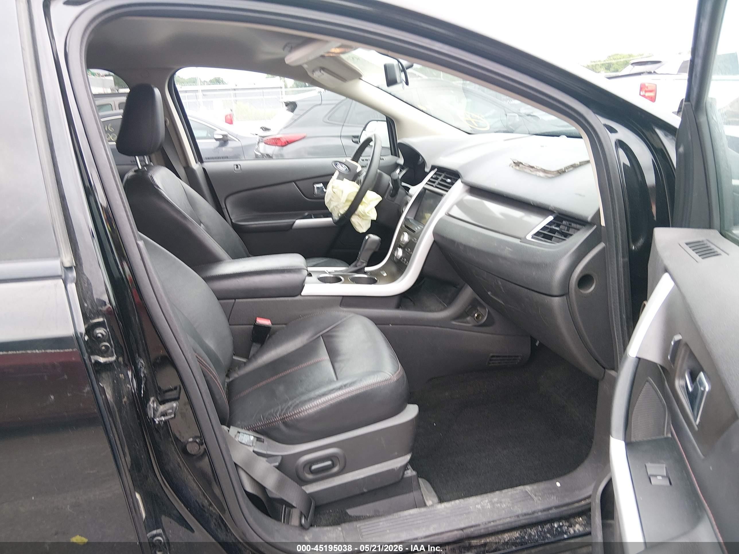 2012 Ford Edge Sel Black vin: 2FMDK3J93CBA06108