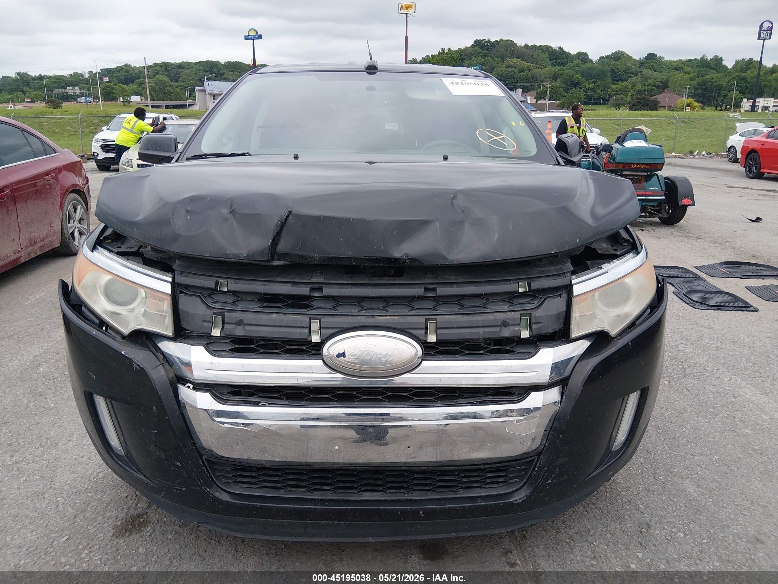2012 Ford Edge Sel Black vin: 2FMDK3J93CBA06108