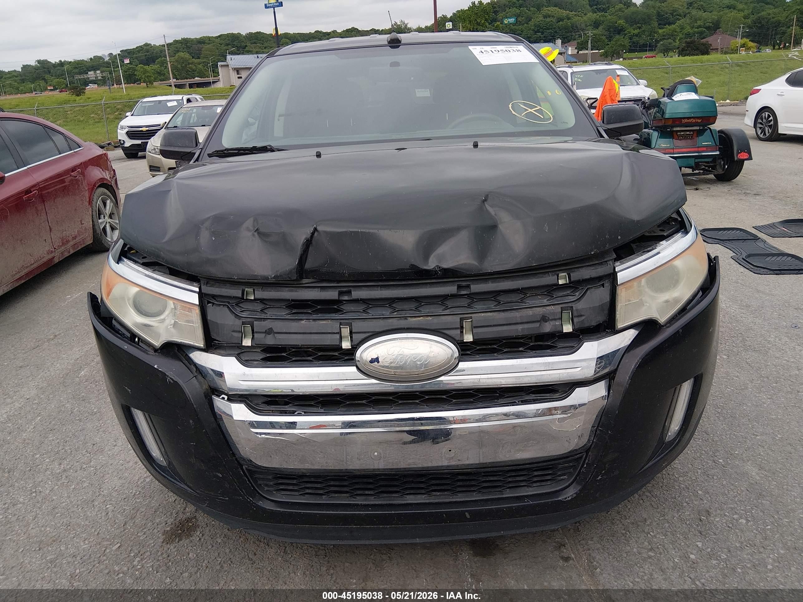 2012 Ford Edge Sel Black vin: 2FMDK3J93CBA06108
