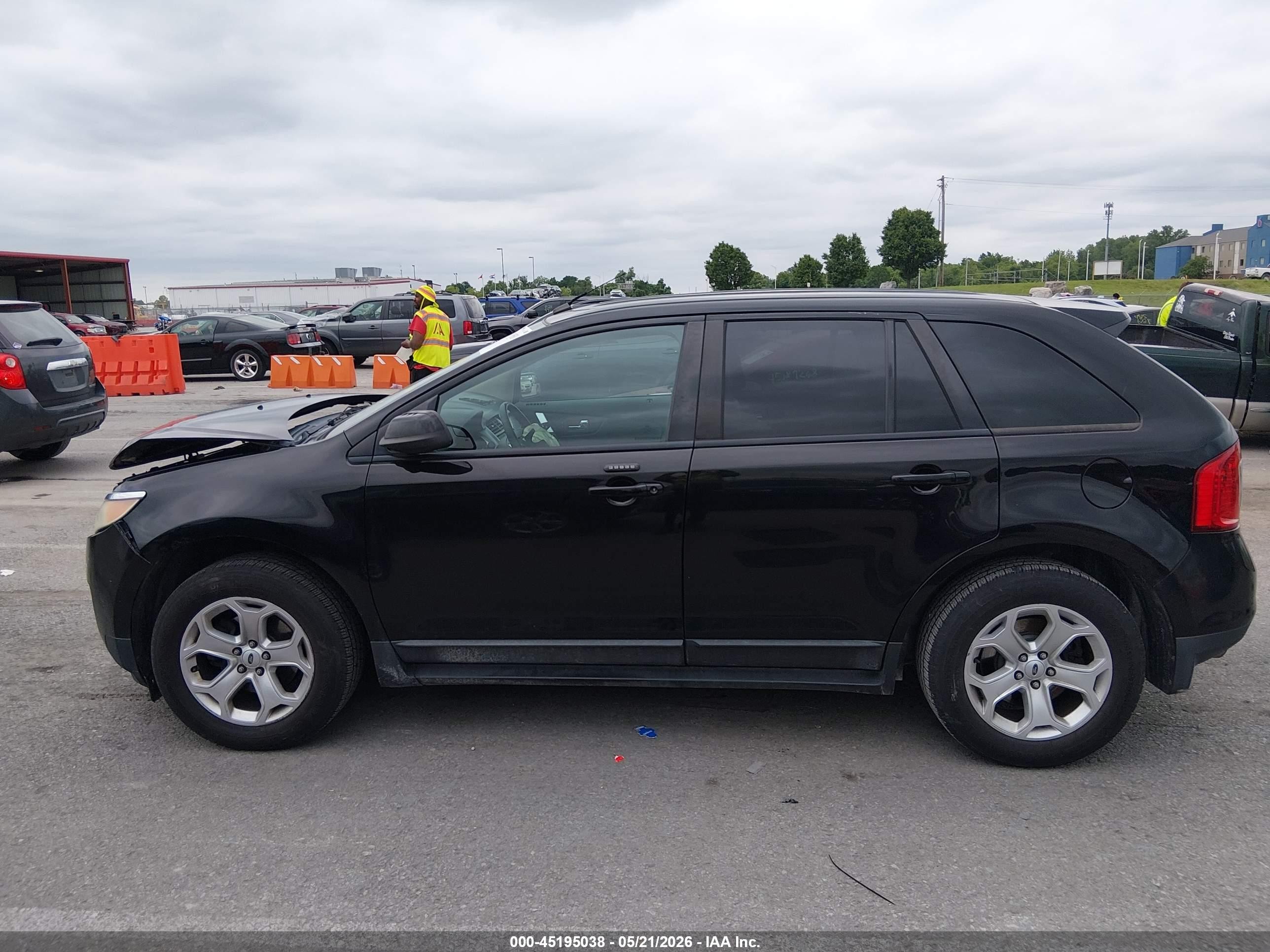 2012 Ford Edge Sel Black vin: 2FMDK3J93CBA06108