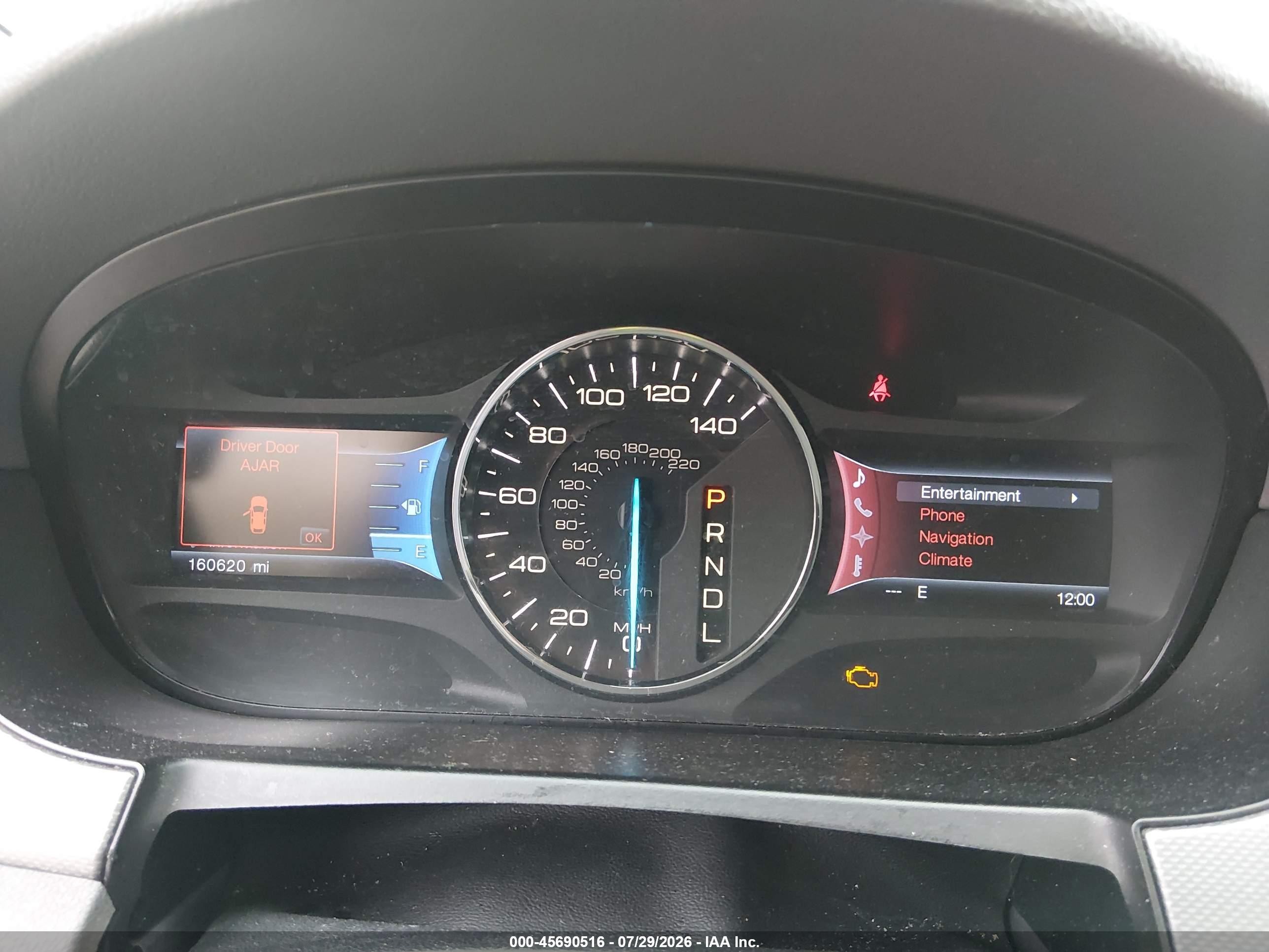 2012 Ford Edge Sel Red vin: 2FMDK3J93CBA27167