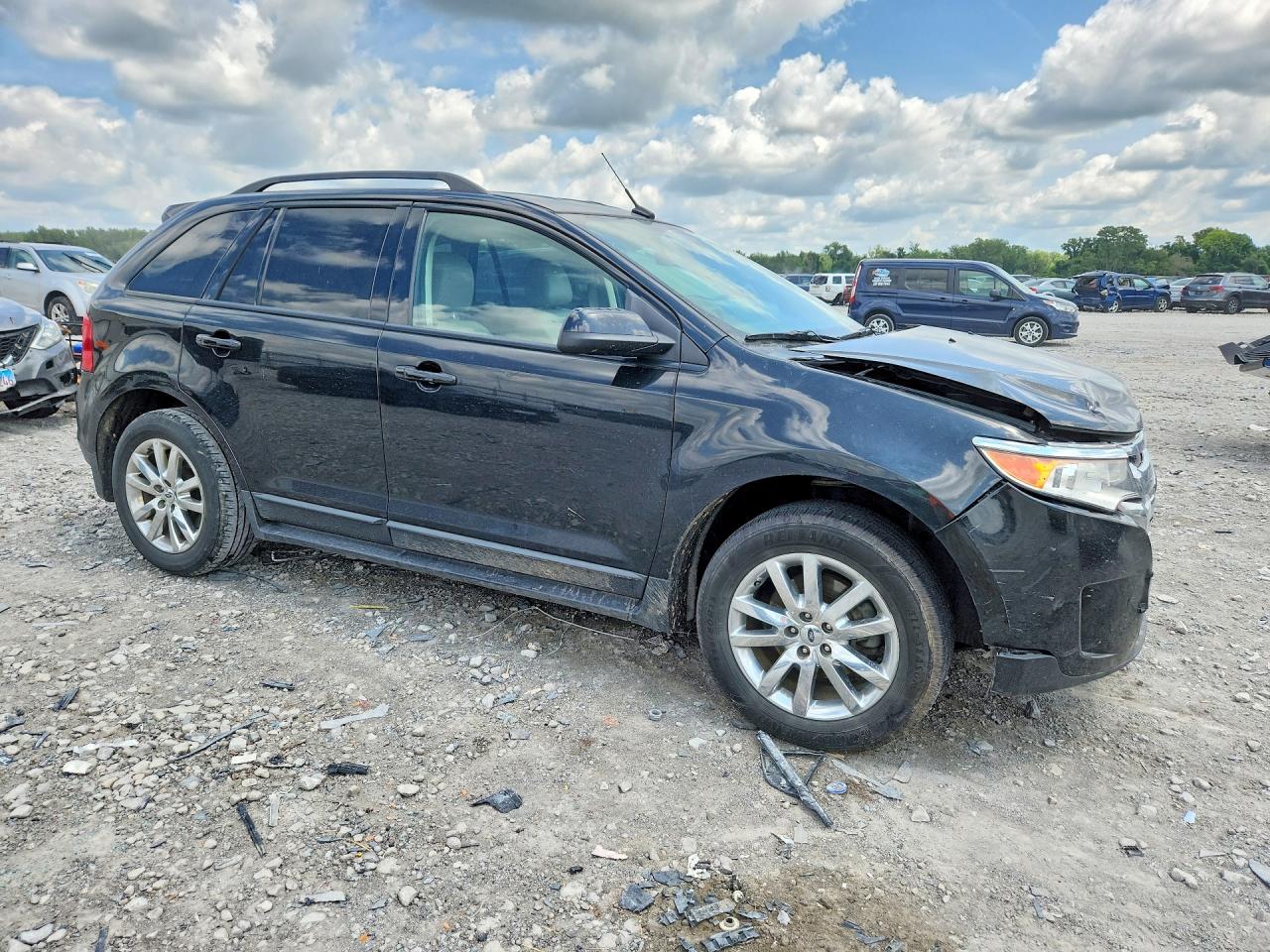 2012 Ford Edge Sel Black vin: 2FMDK3J93CBA57818