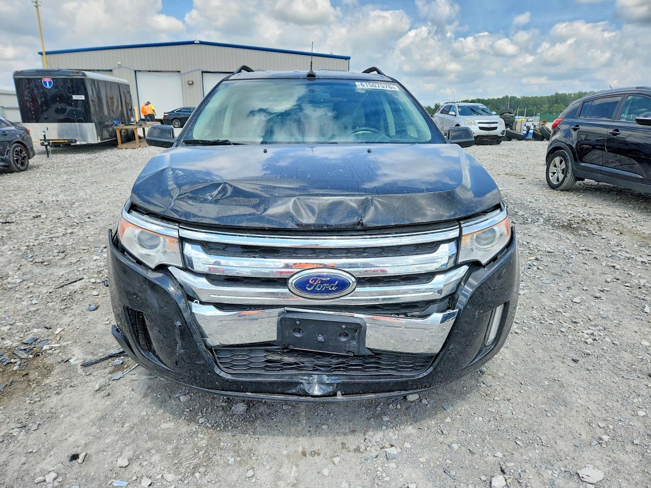 2012 Ford Edge Sel Black vin: 2FMDK3J93CBA57818