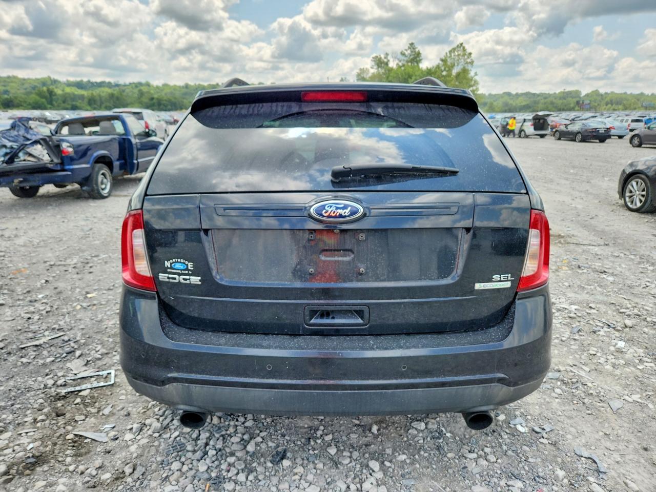 2012 Ford Edge Sel Black vin: 2FMDK3J93CBA57818