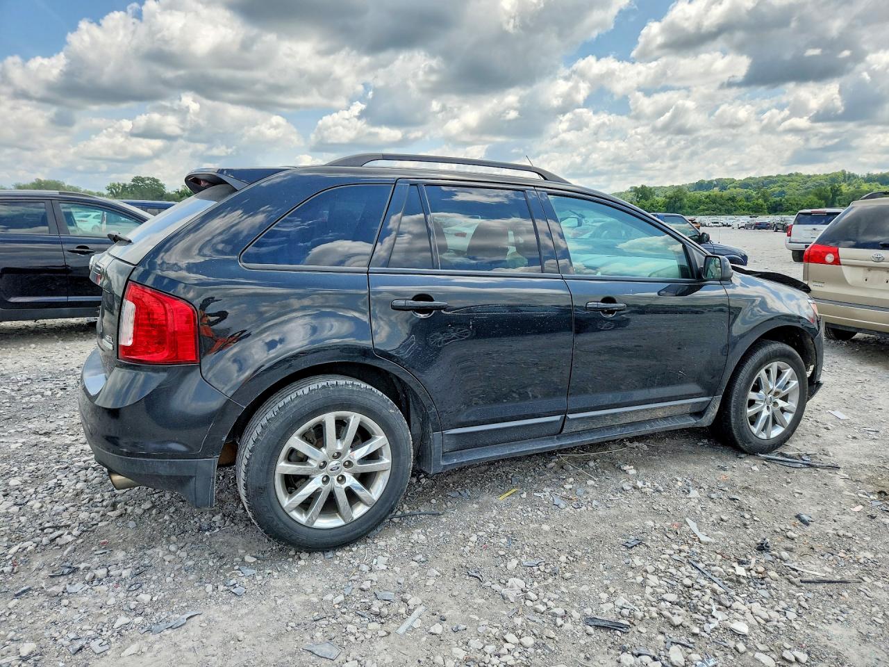 2012 Ford Edge Sel Black vin: 2FMDK3J93CBA57818
