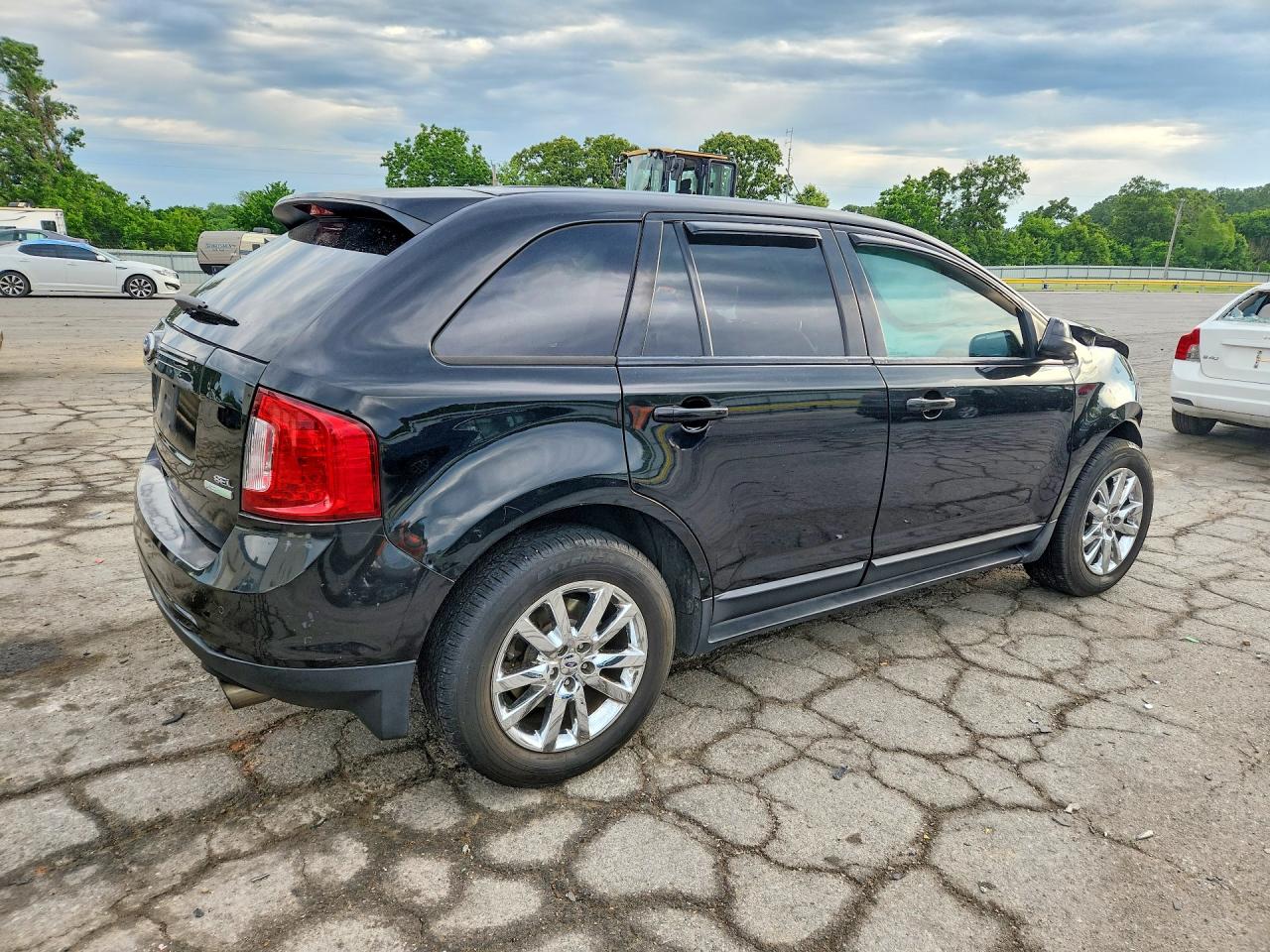 2012 Ford Edge Sel Black vin: 2FMDK3J93CBA90818