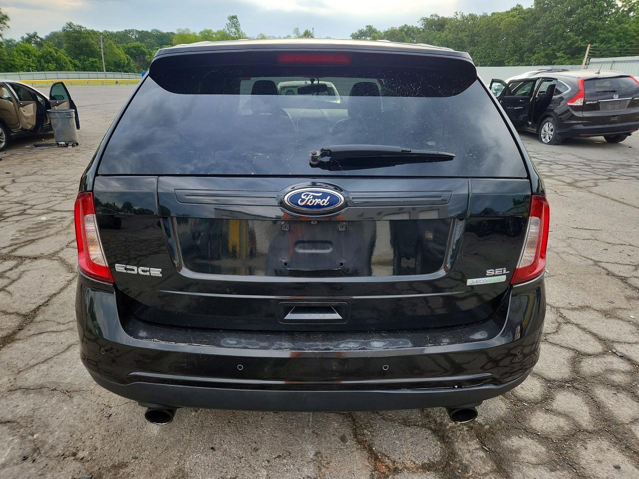 2012 Ford Edge Sel Black vin: 2FMDK3J93CBA90818