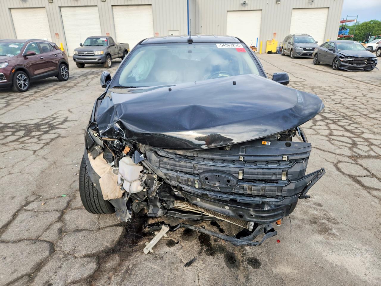 2012 Ford Edge Sel Black vin: 2FMDK3J93CBA90818