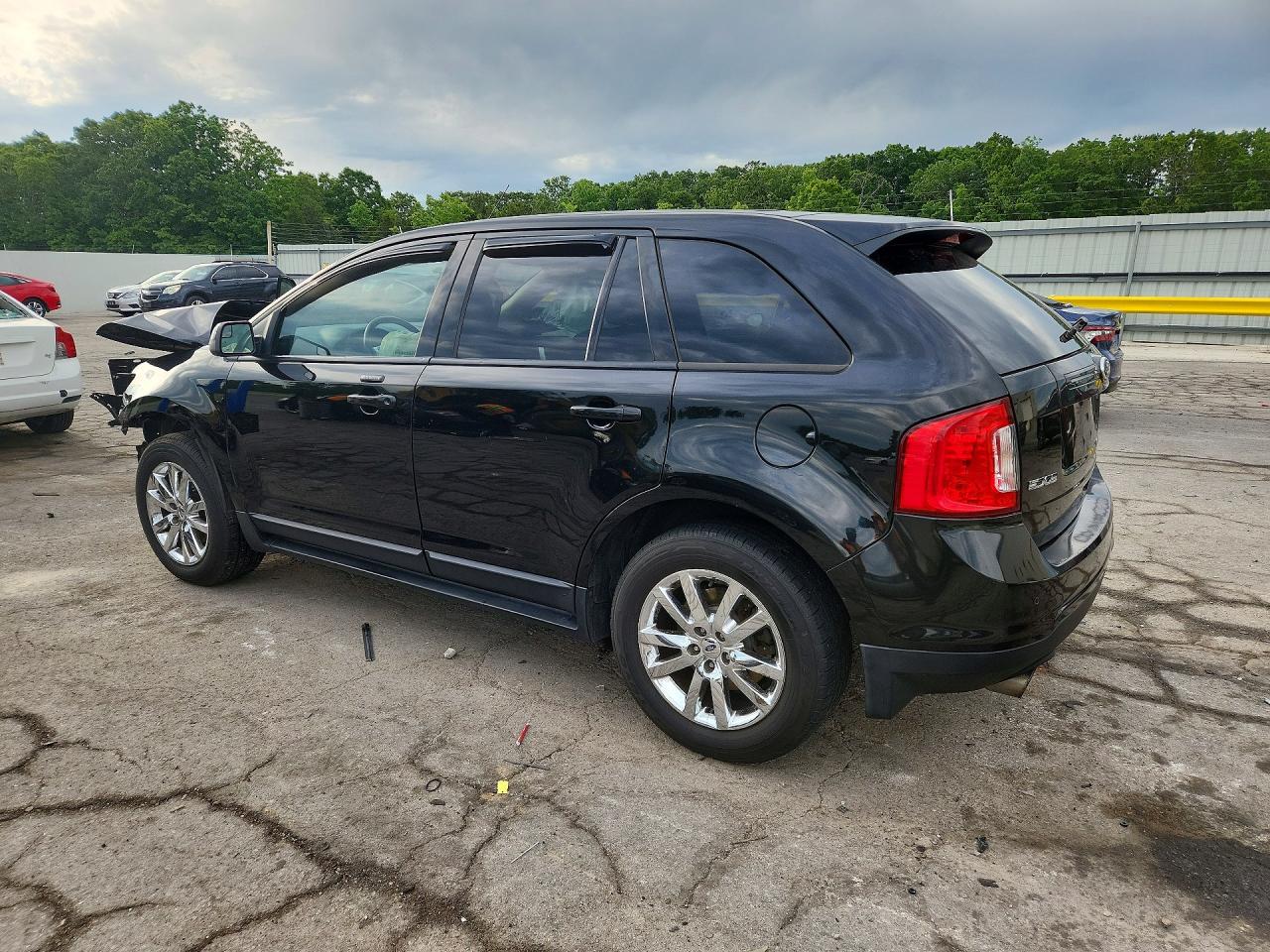 2012 Ford Edge Sel Black vin: 2FMDK3J93CBA90818