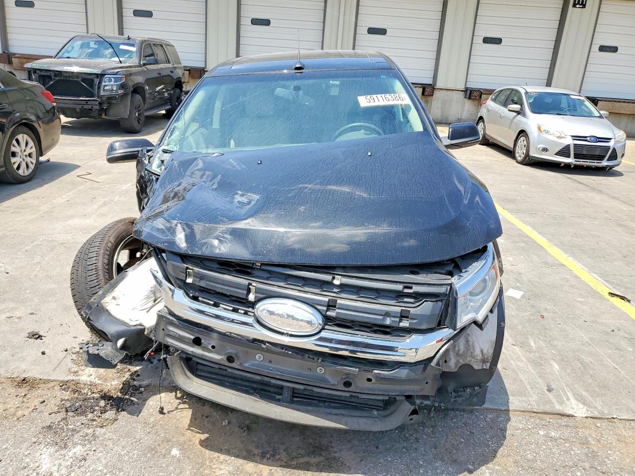 2013 Ford Edge Sel Black vin: 2FMDK3J93DBA59389