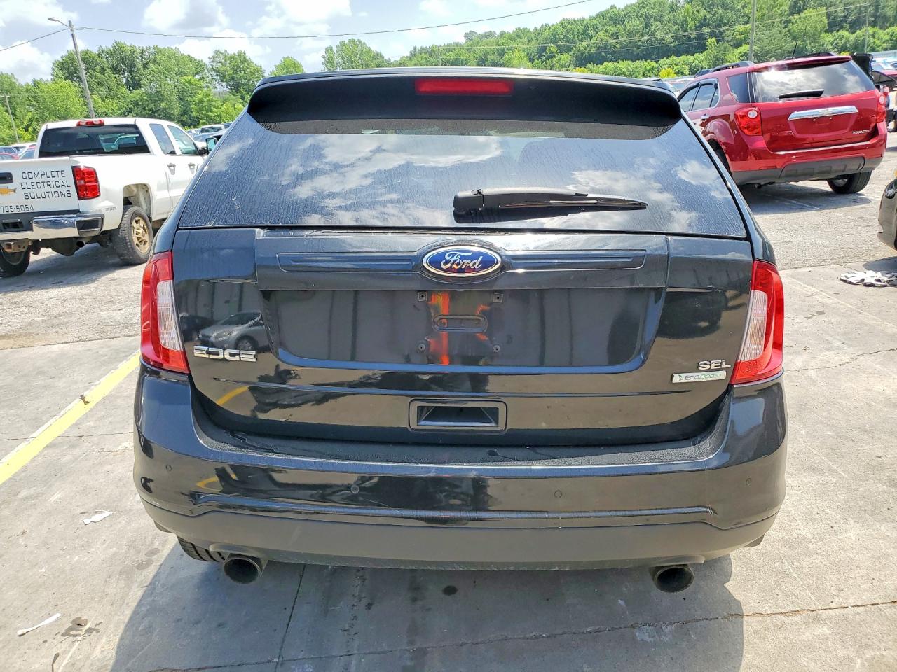 2013 Ford Edge Sel Black vin: 2FMDK3J93DBA59389