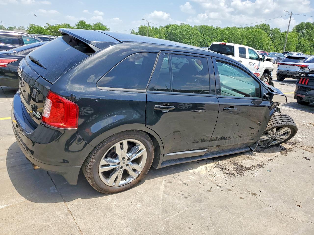 2013 Ford Edge Sel Black vin: 2FMDK3J93DBA59389